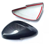 Coque de rétroviseur effet carbone Peugeot 508 Citroën C4 DS5 à coller - vue 4