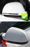 Coque de rétroviseur effet carbone Audi A3 A4 A5 A6 Q3 - vue 2