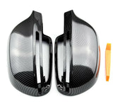 Coque de rétroviseur effet carbone Audi A3 A4 A5 A6 Q3 - vue 3