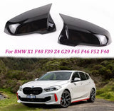 Coques de rétroviseurs noir brillant BMW F40 X1 F48 X2 F39 Z4 G29 F45 F46 - vue 1