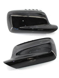 Coques de rétroviseurs noires BMW Série 3 E46 Coupé Cabriolet Série 7 E65 E66 E67 - vue 3