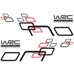 Autocollants automobile WRC Rallye