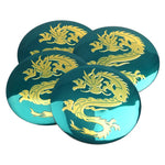 Stickers Cache Moyeu Dragon D'or