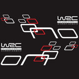 Autocollants automobile WRC Rallye