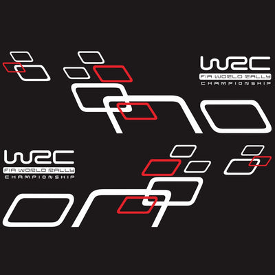Autocollants automobile WRC Rallye