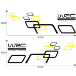 Autocollants automobile WRC Rallye