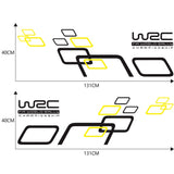 Autocollants automobile WRC Rallye
