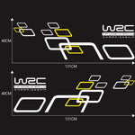 Autocollants automobile WRC Rallye