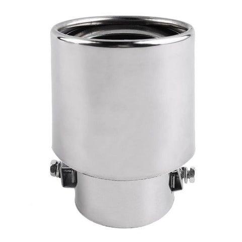 Embout D’échappement Universel Acier Inoxydable – Diamètre Jusqu’à 63 Mm – Finition Chrome – Pinces Réglables Incluses - 7