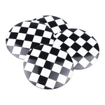 Stickers Cache Moyeu Damier
