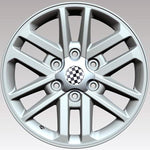 Stickers Cache Moyeu Damier