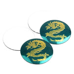 Stickers Cache Moyeu Dragon D'or