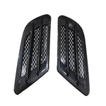 Grilles tuning universelles pour ailes ou capot. Vendues par 2, noires ou chromées