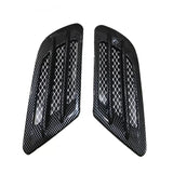 Grilles tuning universelles pour ailes ou capot. Vendues par 2, noires ou chromées
